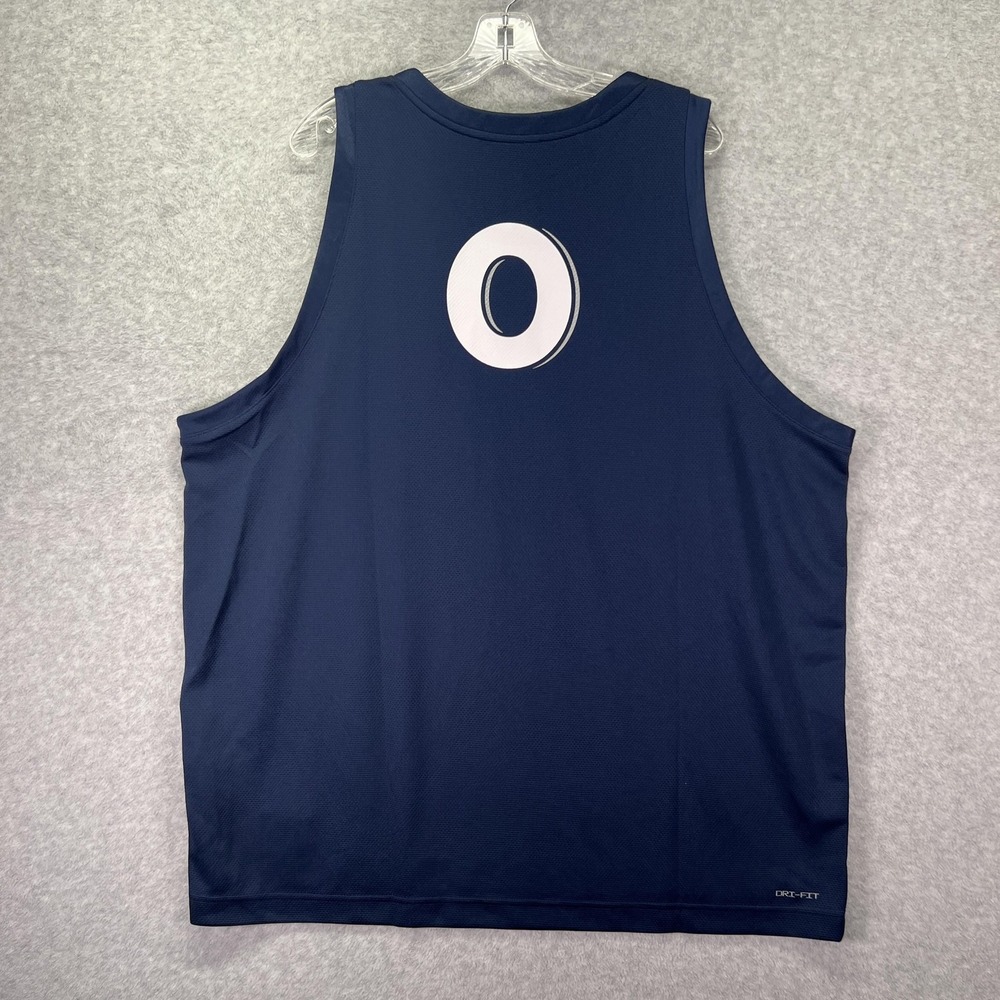 Xavier Musketeers Basketball Jersey Mens 2XL Blue NCAA Basketball Nike Dri-FIT - Picture 9 of 9